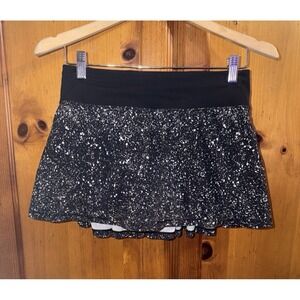 Lululemon Women's 4 Circuit Breaker Skirt Skort Splatter Tennis Golf Pickleball